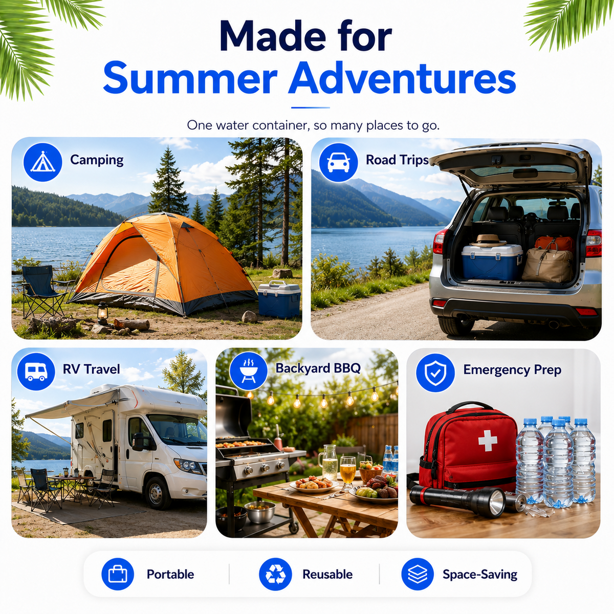 ☀️ Summer Limited-Time 50% OFF💧 – Collapsible Water Container with Spigot