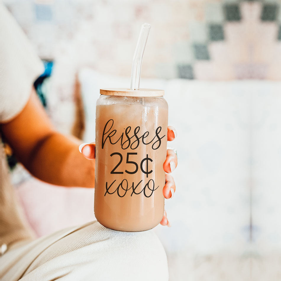 20oz Glass Tumbler With Bamboo Lid Sarcasm Is My Love Language Drinking Cup