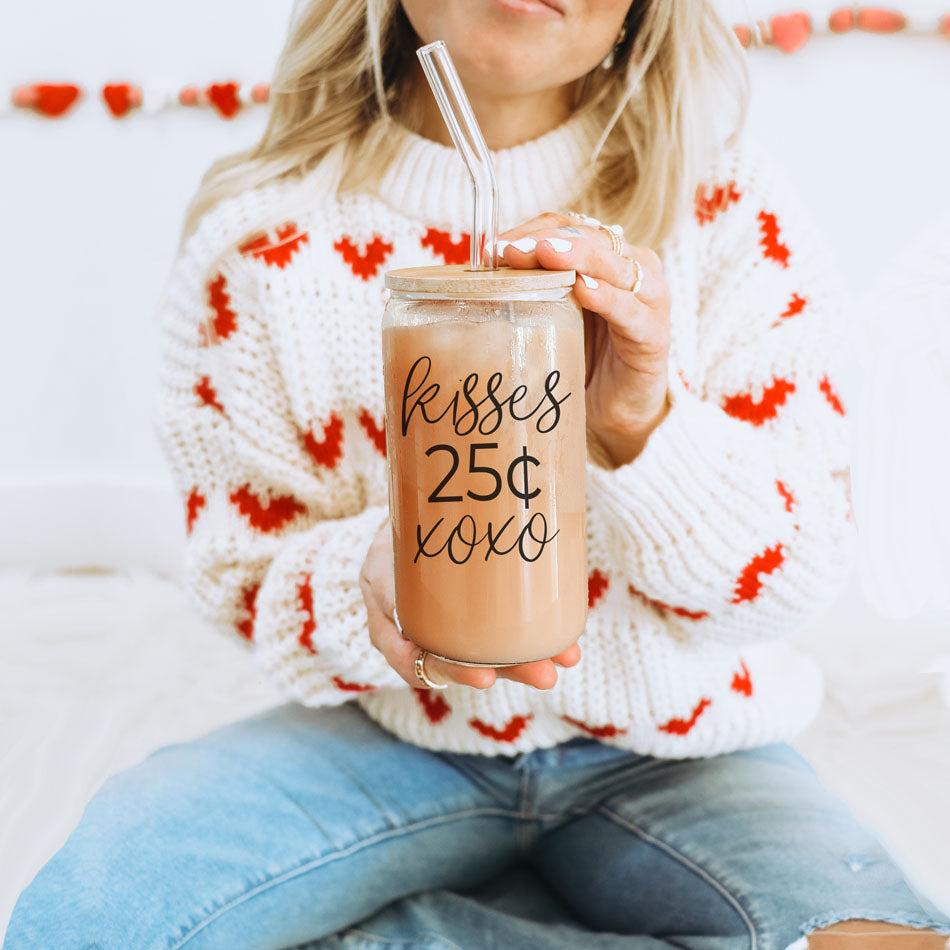 20oz Glass Tumbler With Bamboo Lid Sarcasm Is My Love Language Drinking Cup
