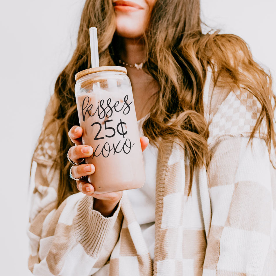 20oz Glass Tumbler With Bamboo Lid Sarcasm Is My Love Language Drinking Cup